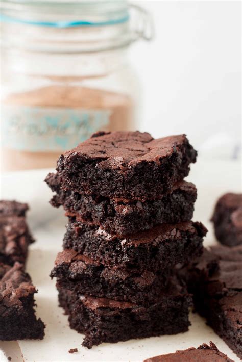 brownies made from scratch with cocoa powder